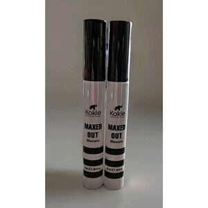 2X Kokie Cosmetics Maxed Out Lash Mascara, MA579 Jet Black